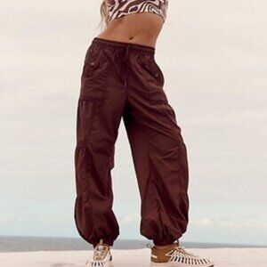 NEW NWOT Free People Set Me Free Pants Chocolate Brown